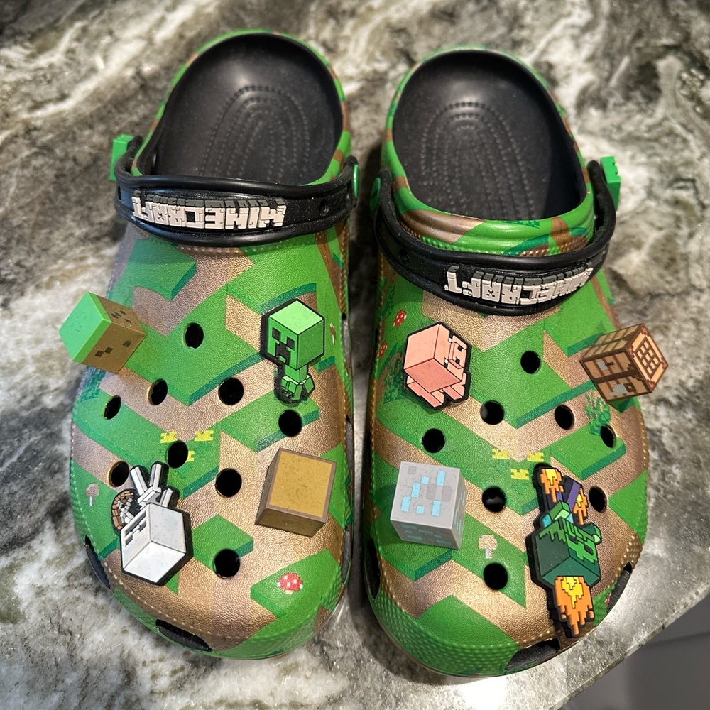 Minecraft Crocs - Brand New, Never Worn
